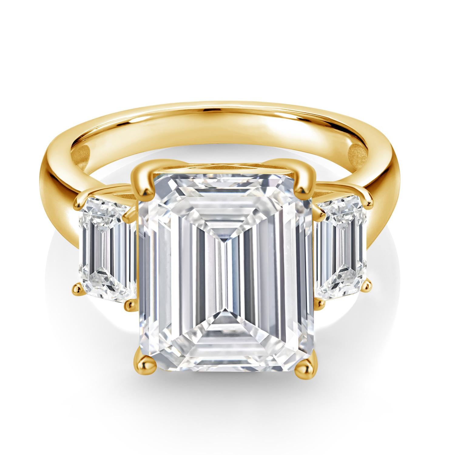 Ring in 925 Yellow Gold Plated Silver