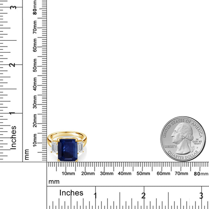 Ring in 925 Yellow Gold Plated Silver