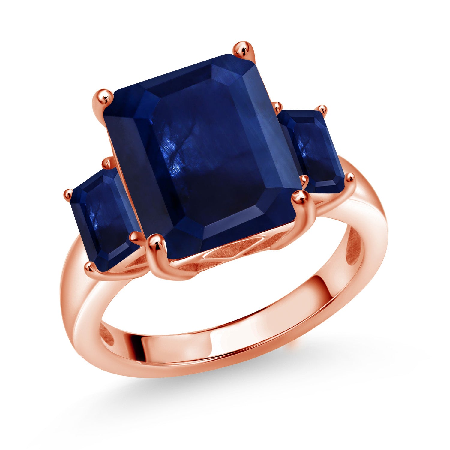 Ring in 925 Rose Gold Plated Silver