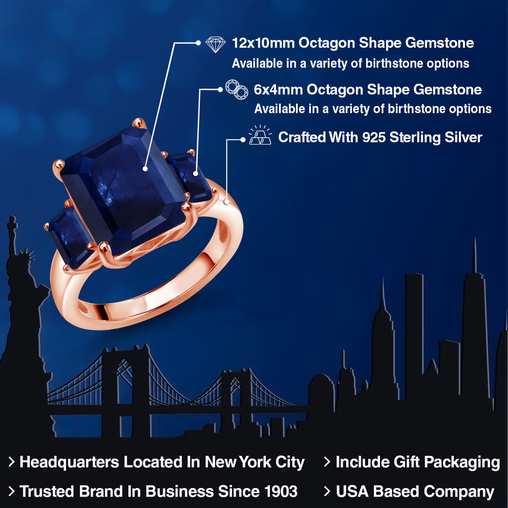 Ring in 925 Rose Gold Plated Silver