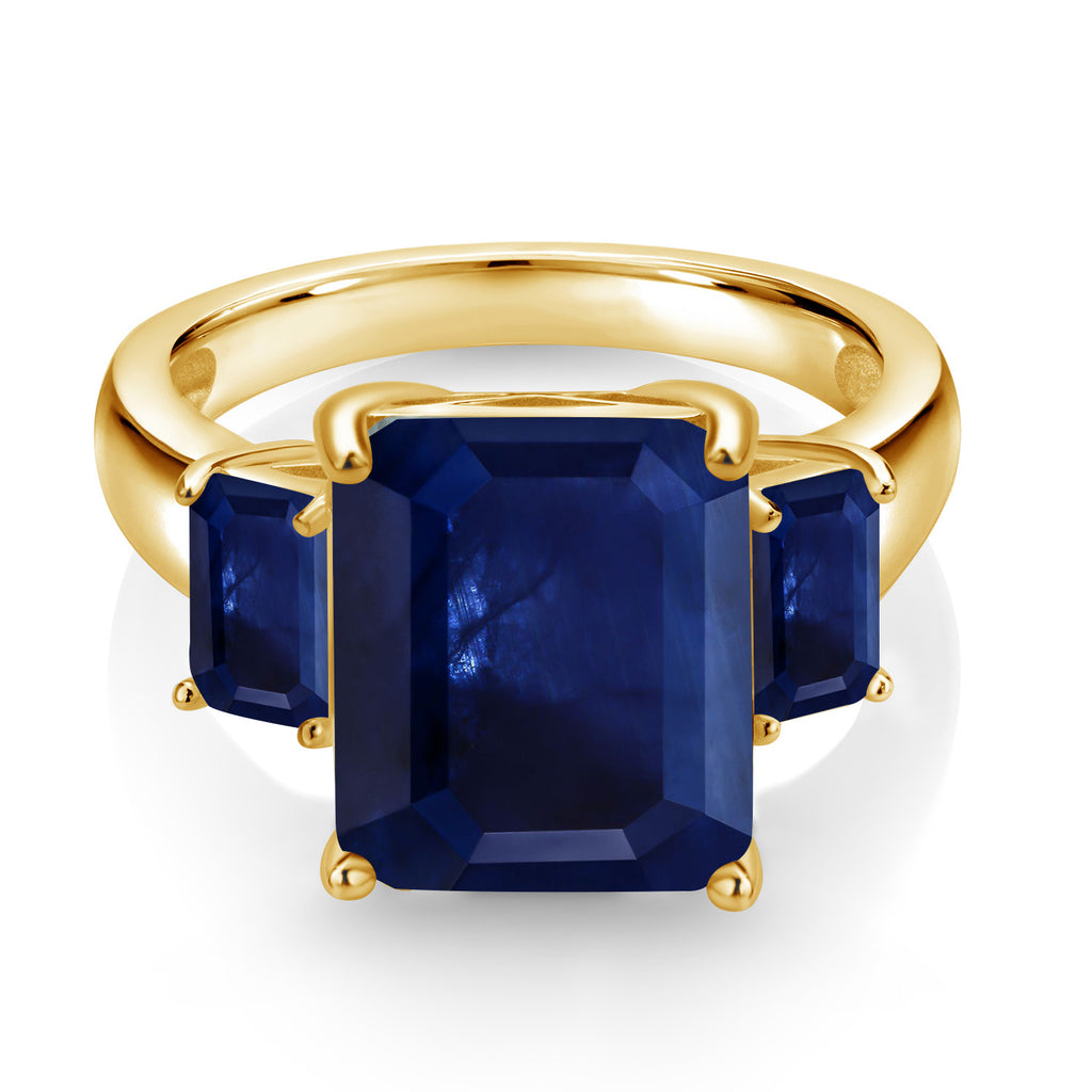 Ring in 925 Yellow Gold Plated Silver
