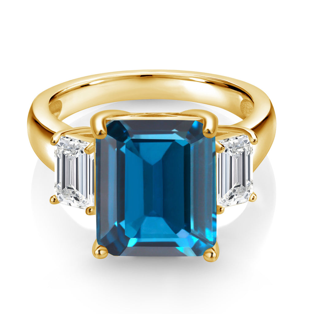 Ring in 925 Yellow Gold Plated Silver