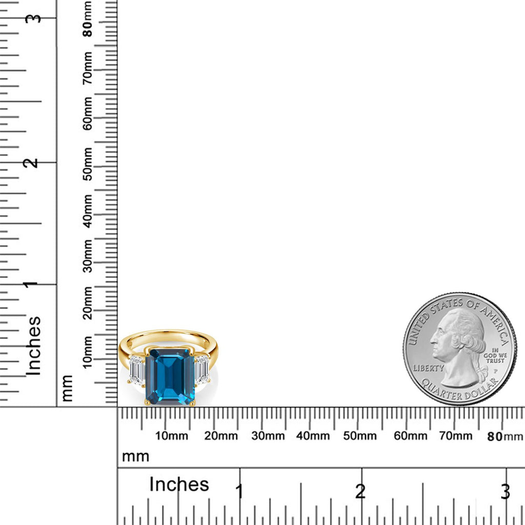 Ring in 925 Yellow Gold Plated Silver