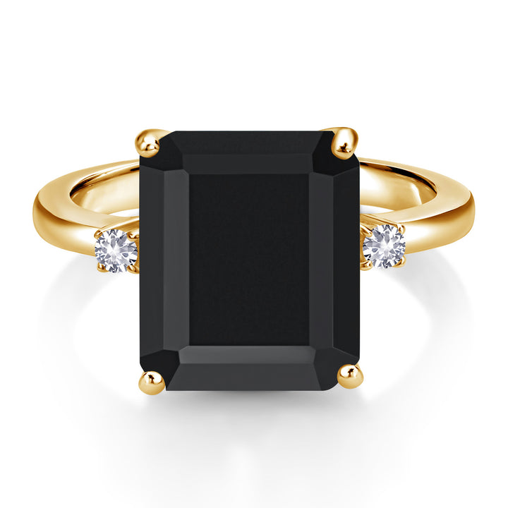 Ring in 925 Yellow Gold Plated Silver