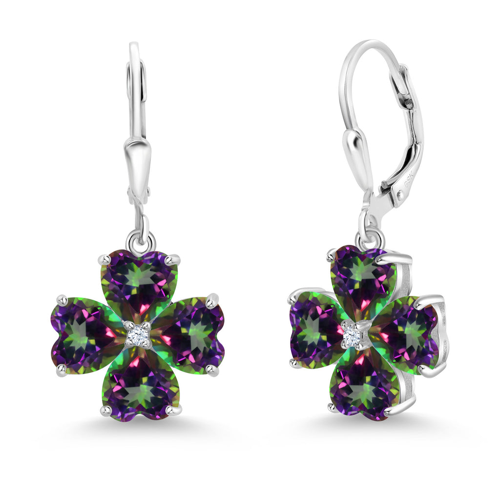 Green Mystic Topaz_Earrings in 925 Sterling Silver