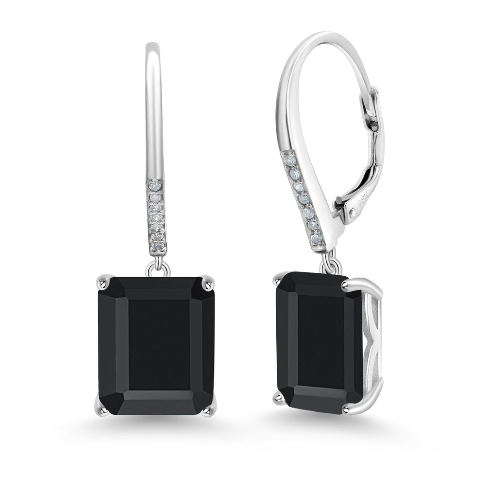 Onyx - December_925 Sterling Silver_Earrings in 925 Sterling Silver