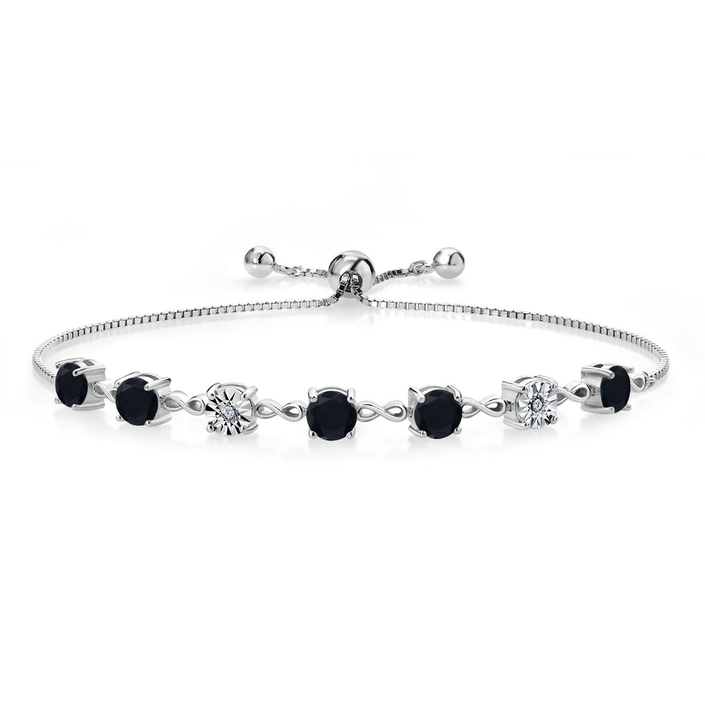 Onyx - December_925 Sterling Silver_Bracelet in 925 Sterling Silver