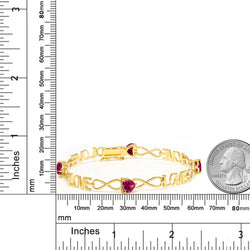 Bracelet in 925 Yellow Gold Plated Silver