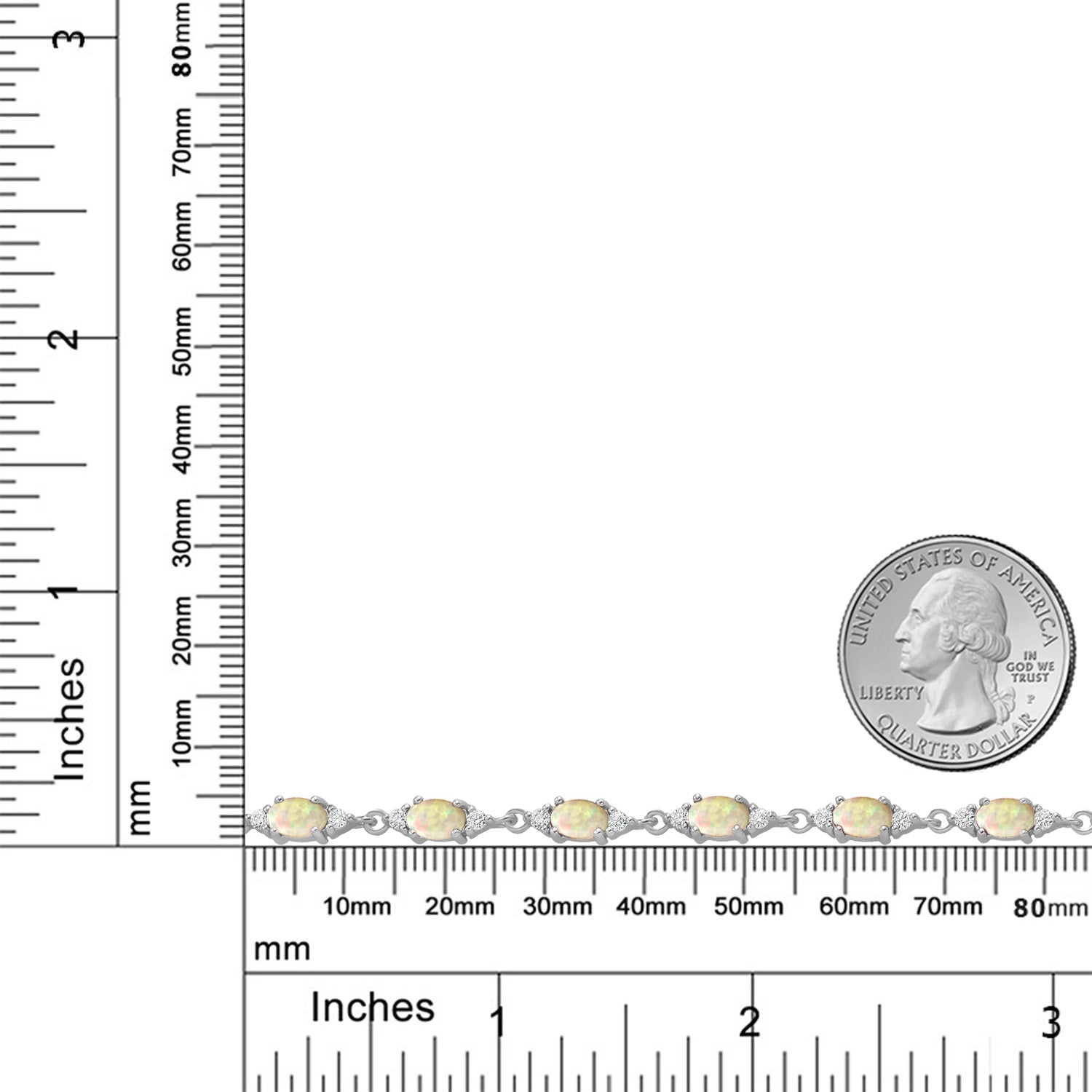 Ethiopian Opal - October_Bracelet in 925 Sterling Silver