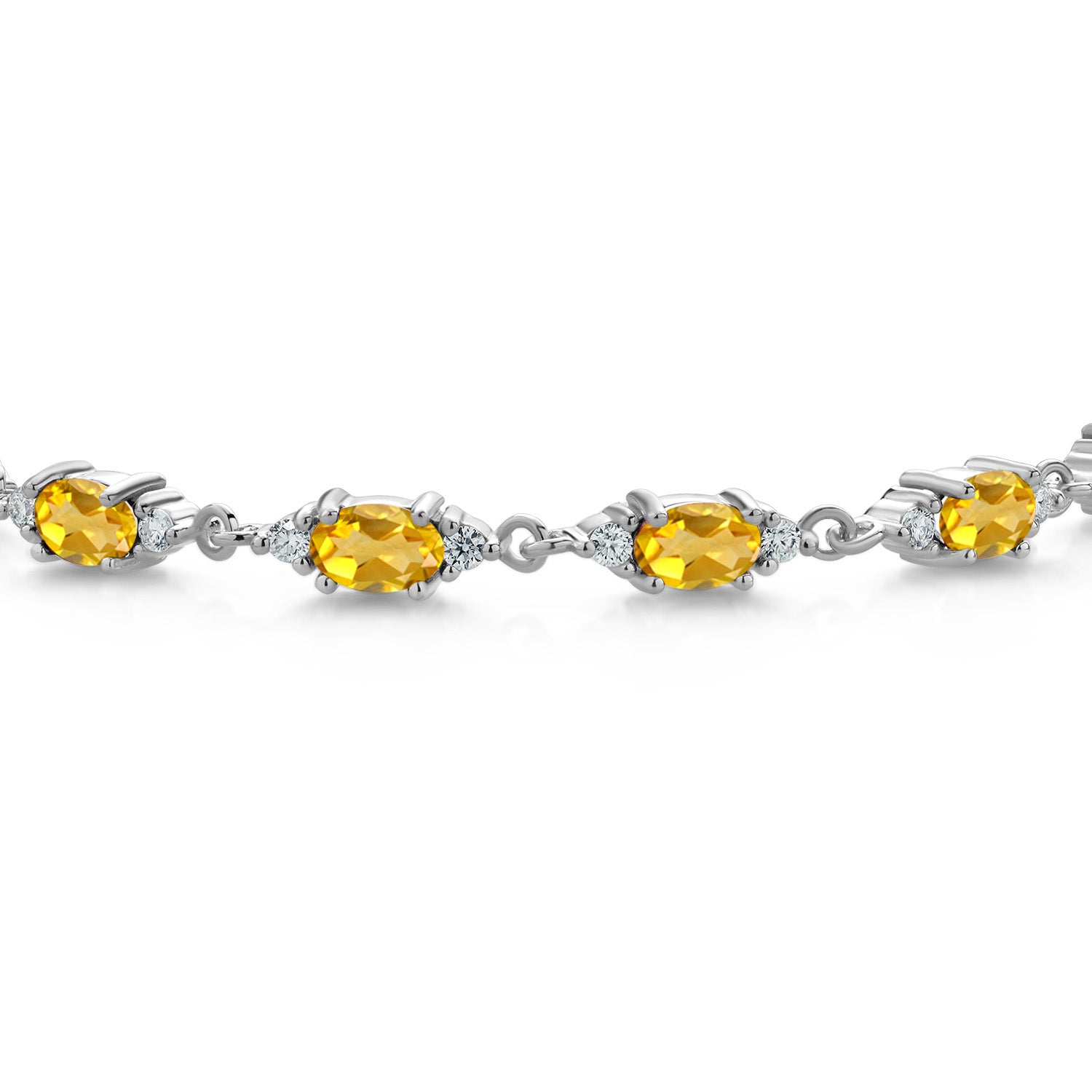 Citrine - November_Bracelet in 925 Sterling Silver