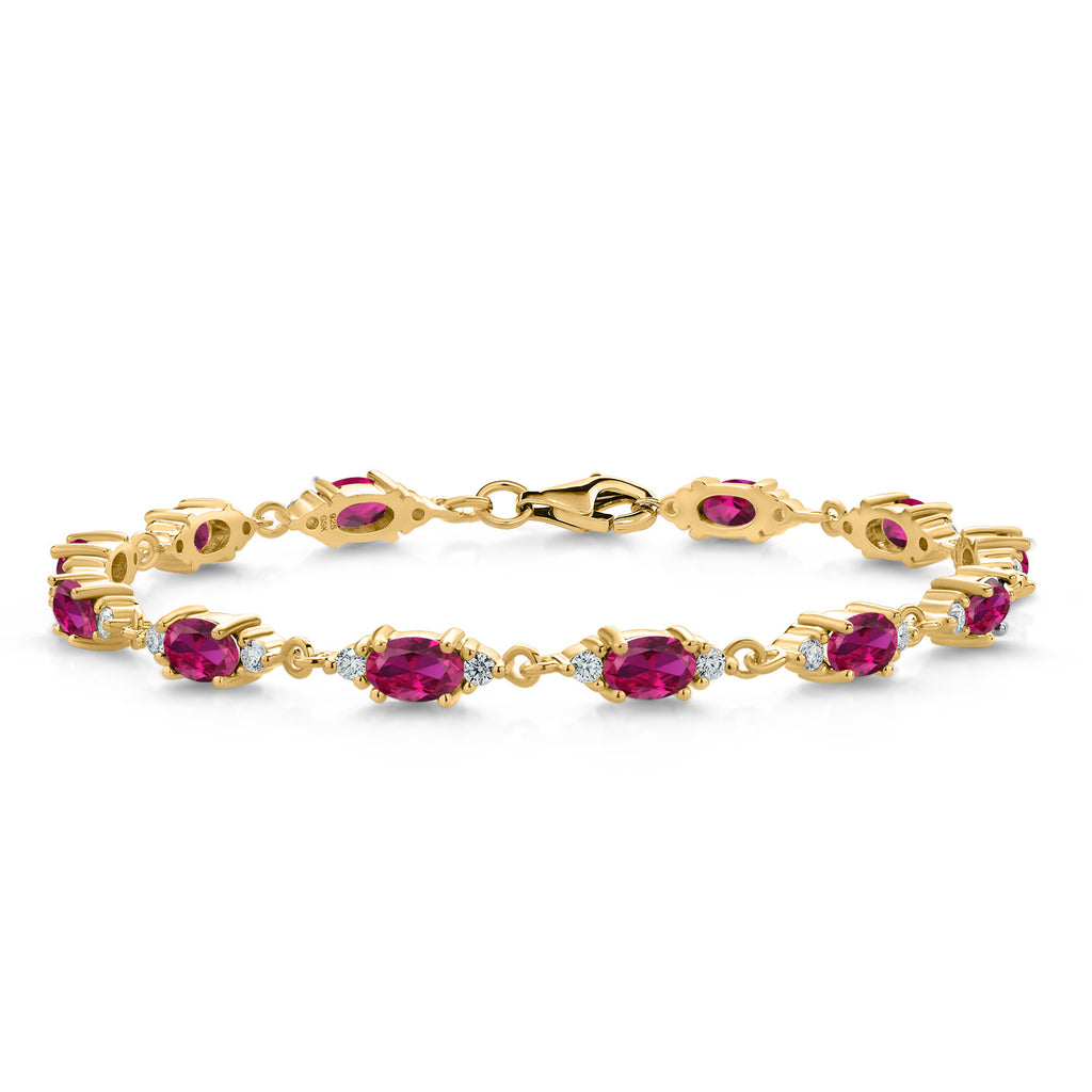 6.5 Inches_Bracelet in 925 Yellow Gold Plated Silver
