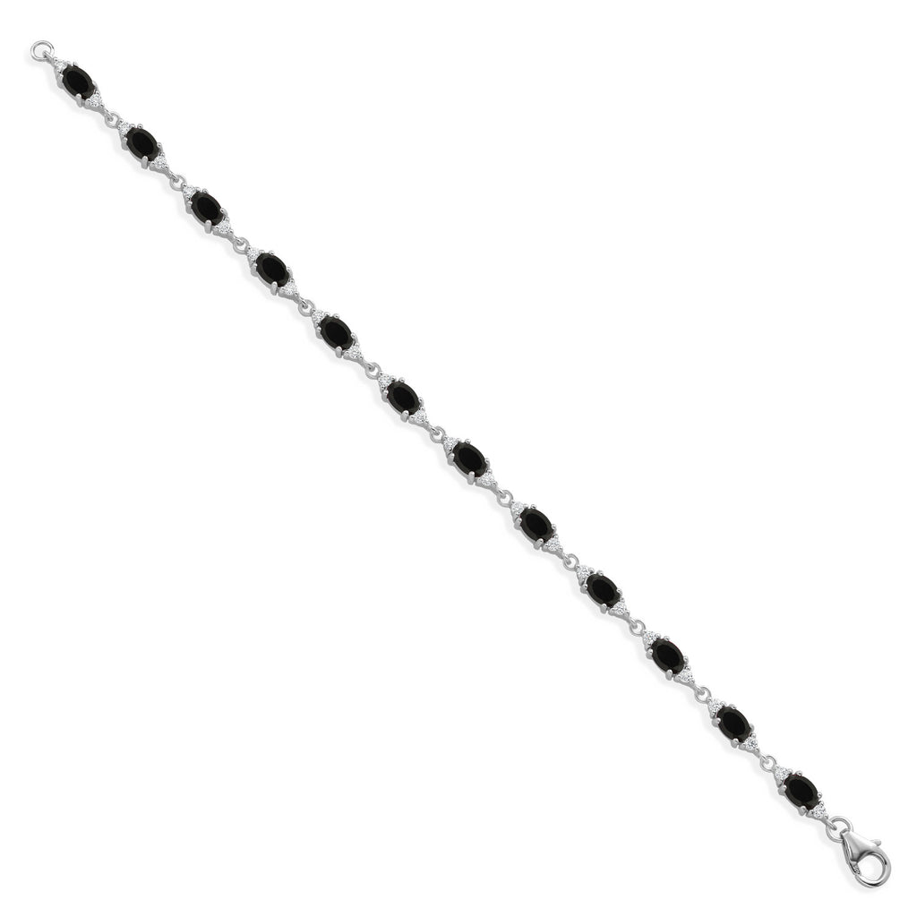Onyx - December_Bracelet in 925 Sterling Silver