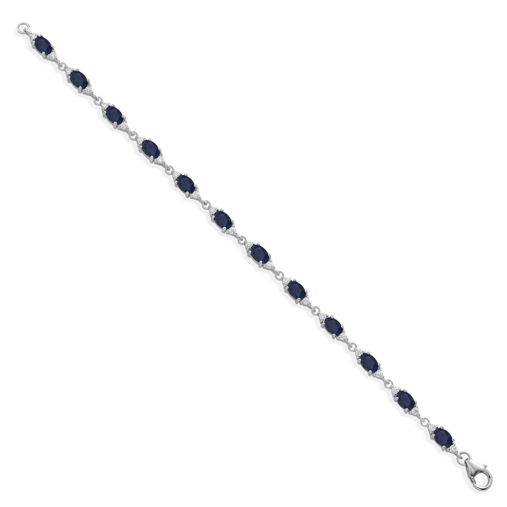 Sapphire - September_Bracelet in 925 Sterling Silver