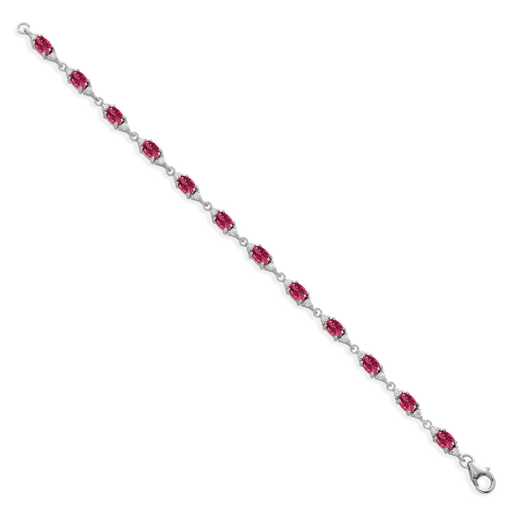 Tourmaline - October_Bracelet in 925 Sterling Silver