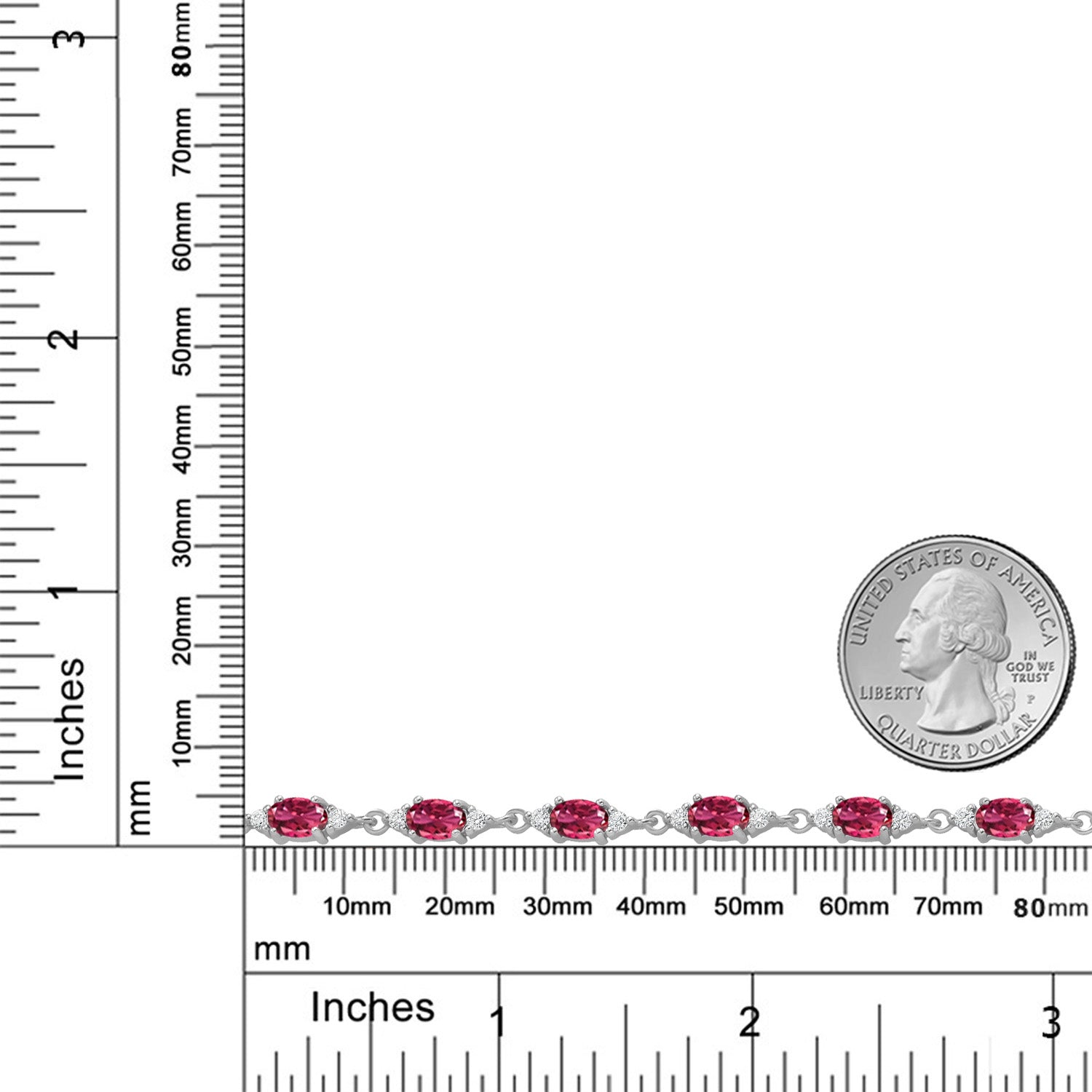 Tourmaline - October_Bracelet in 925 Sterling Silver