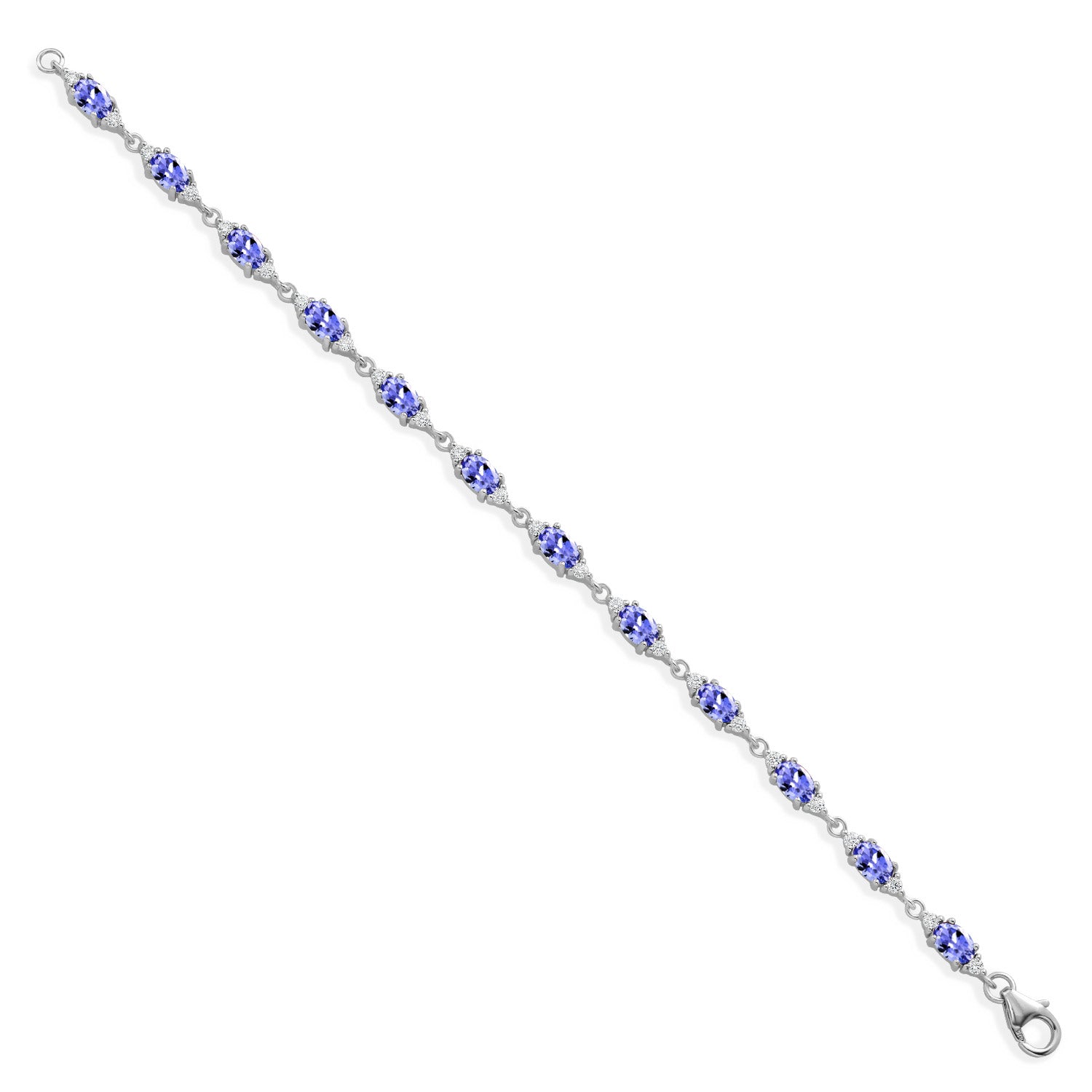 Tanzanite - December_Bracelet in 925 Sterling Silver