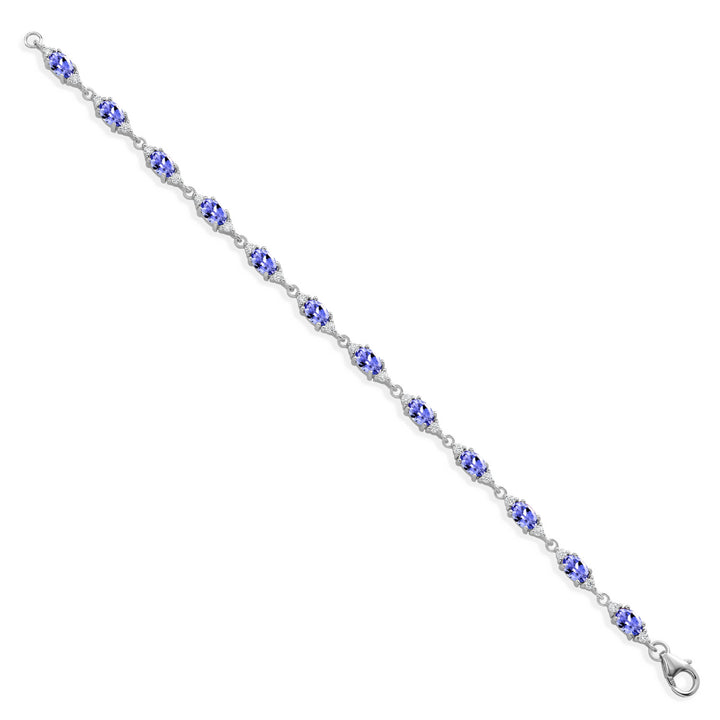 Tanzanite - December_Bracelet in 925 Sterling Silver