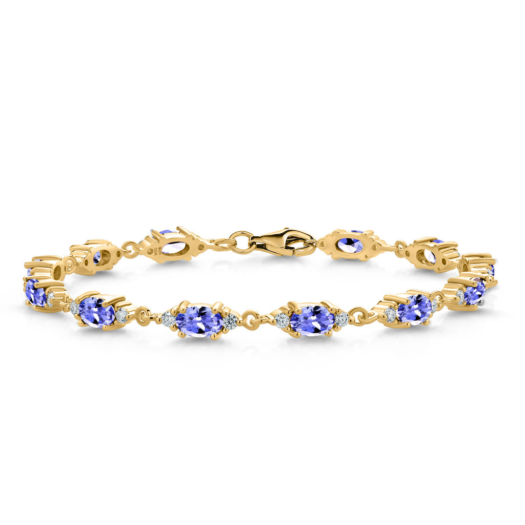 6.5 Inches_Bracelet in 925 Yellow Gold Plated Silver
