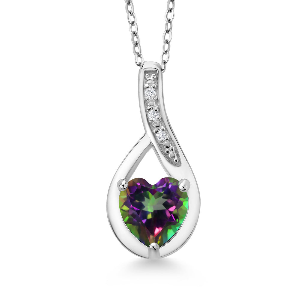 Green Mystic Topaz_Necklace in 925 Sterling Silver