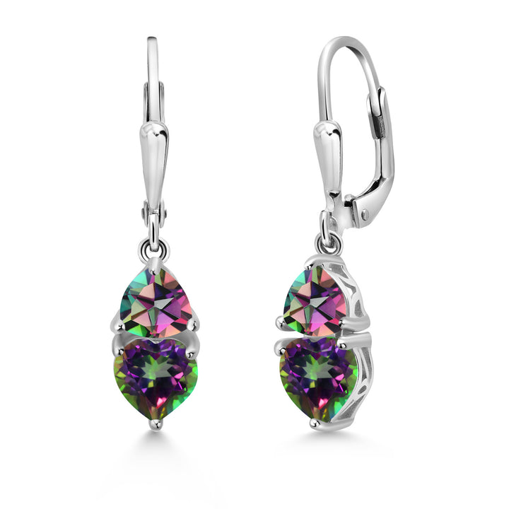 Green Mystic Topaz_925 Sterling Silver_Earrings in 925 Sterling Silver