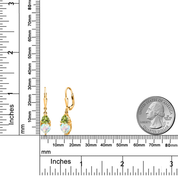 Earrings in 925 Yellow Gold Plated Silver