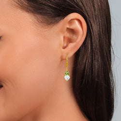 Earrings in 925 Yellow Gold Plated Silver