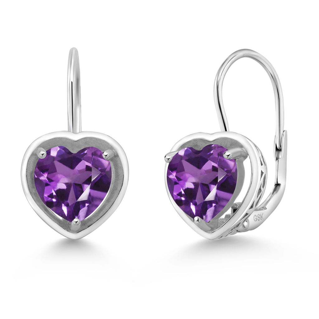 Amethyst - February_Earrings in 925 Sterling Silver