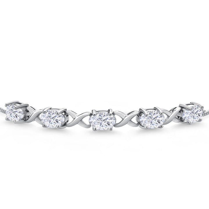 Moissanite_Bracelet in 925 Sterling Silver