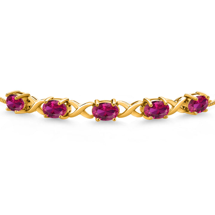 Bracelet in 925 Yellow Gold Plated Silver