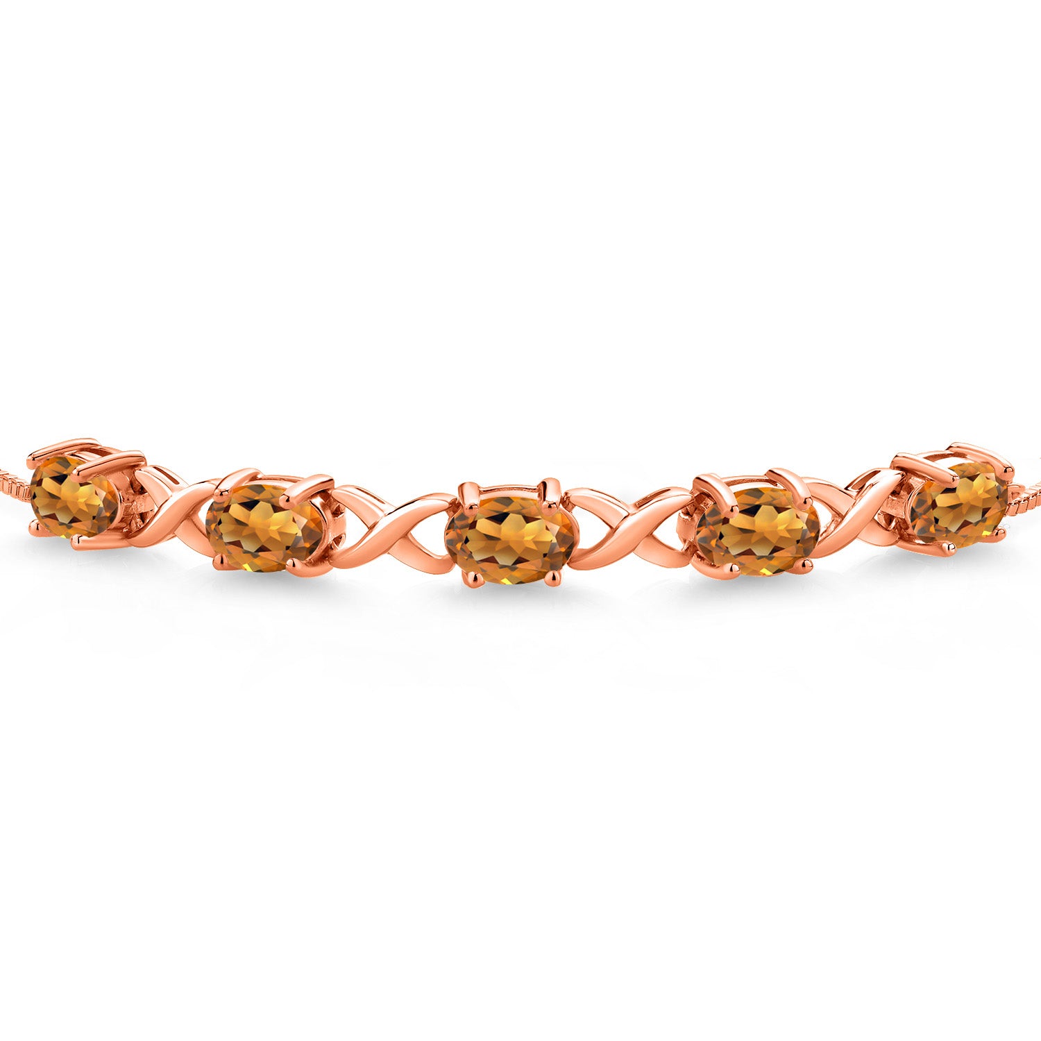 Bracelet in 925 Rose Gold Plated Silver