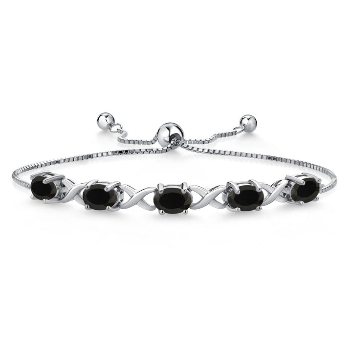 Onyx - December_Bracelet in 925 Sterling Silver