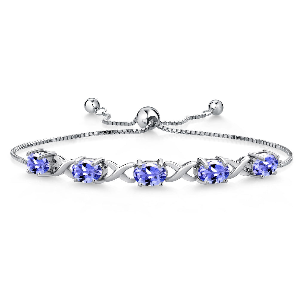 Tanzanite - December_Bracelet in 925 Sterling Silver