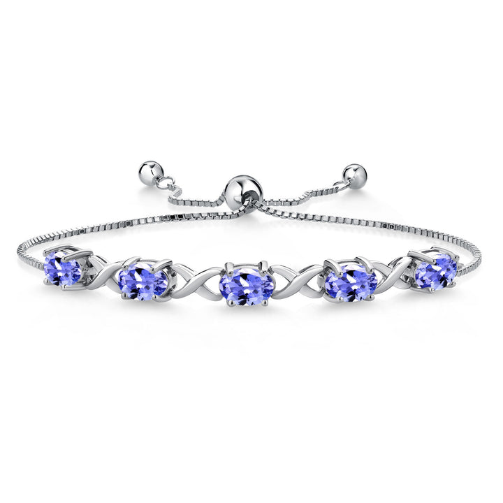 Tanzanite - December_Bracelet in 925 Sterling Silver