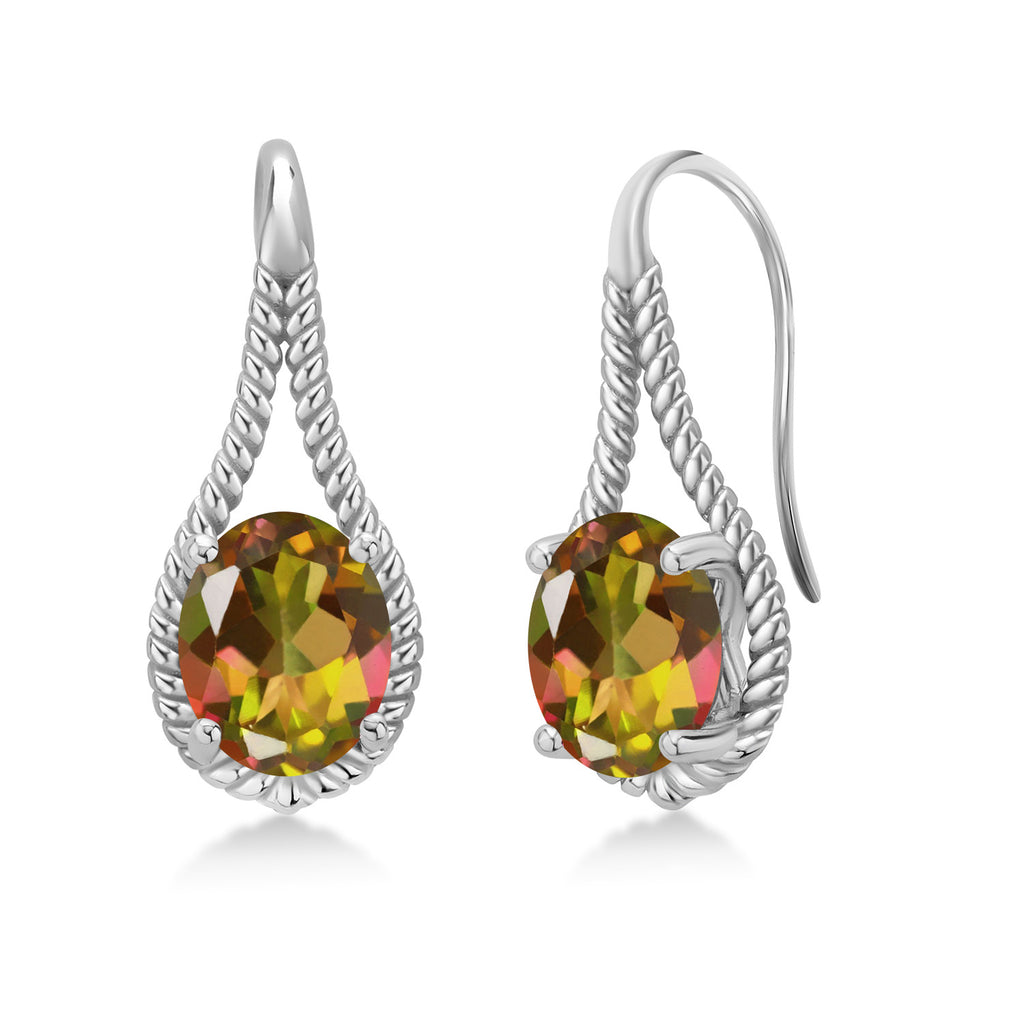 Mango Mystic Topaz_Earrings in 925 Sterling Silver