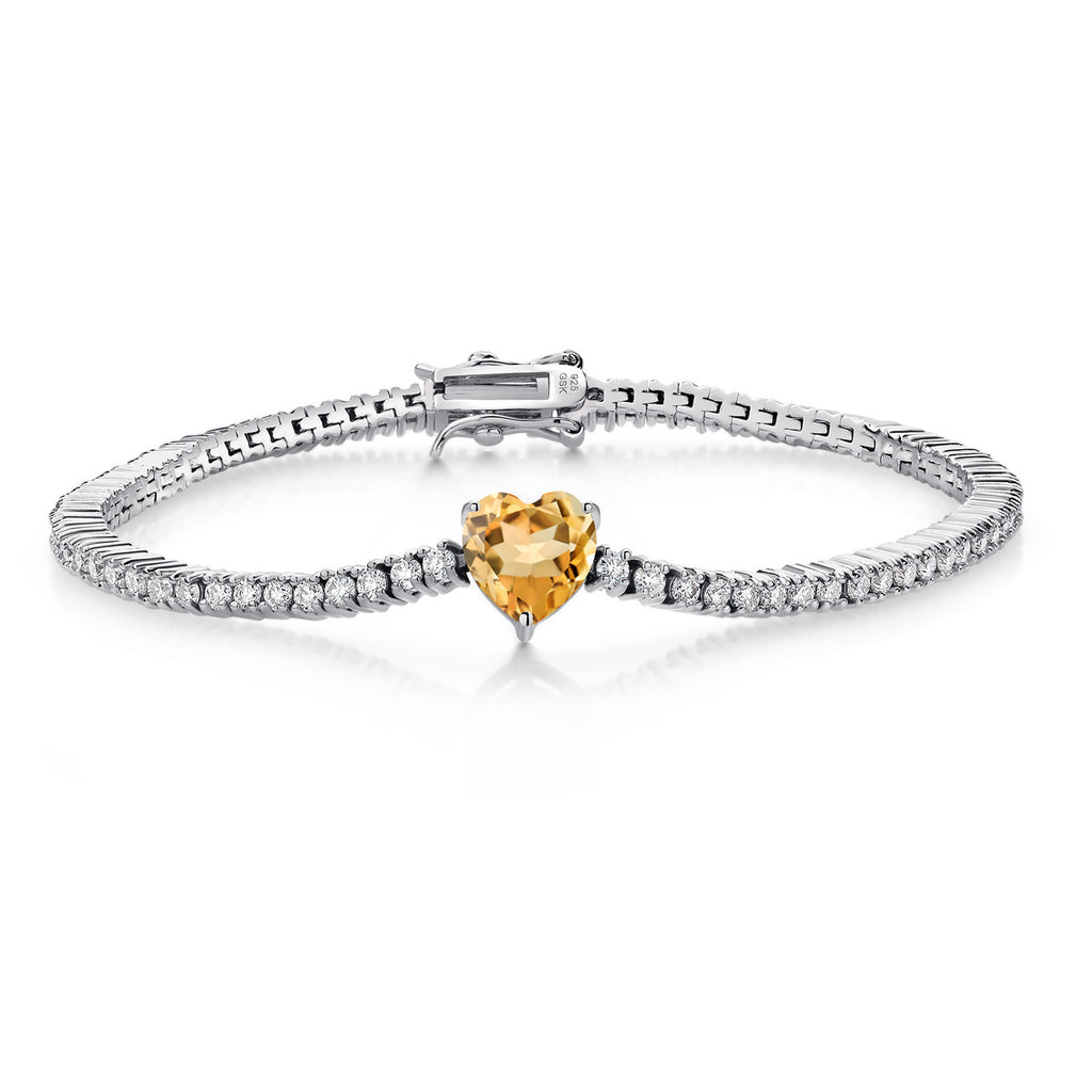 Citrine - November_Bracelet in 925 Sterling Silver