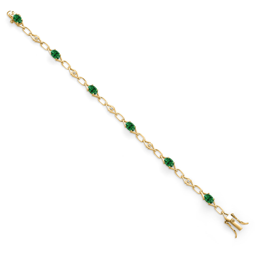 Bracelet in 925 Yellow Gold Plated Silver