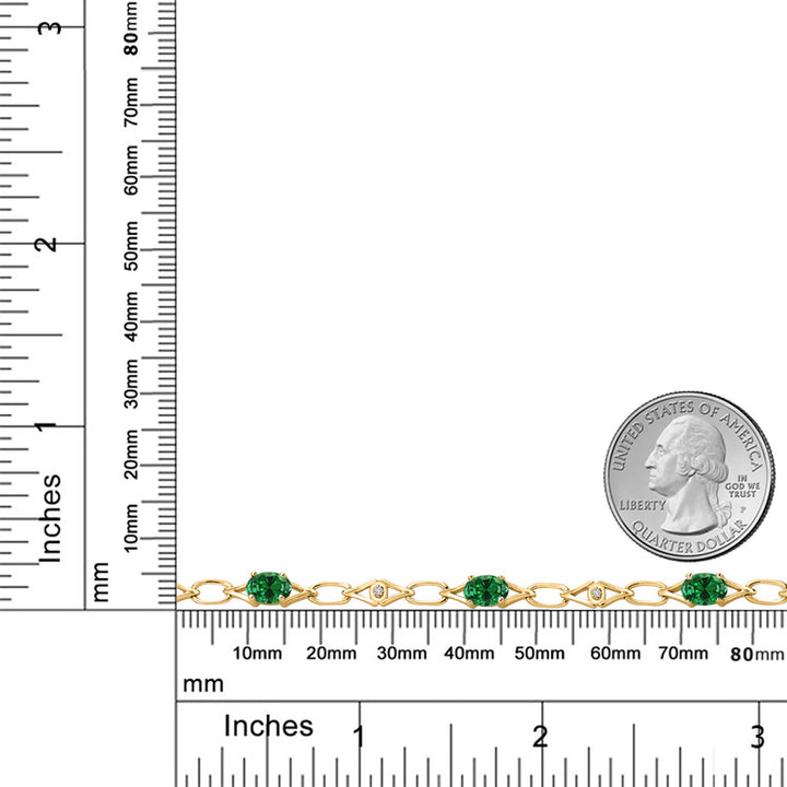 Bracelet in 925 Yellow Gold Plated Silver