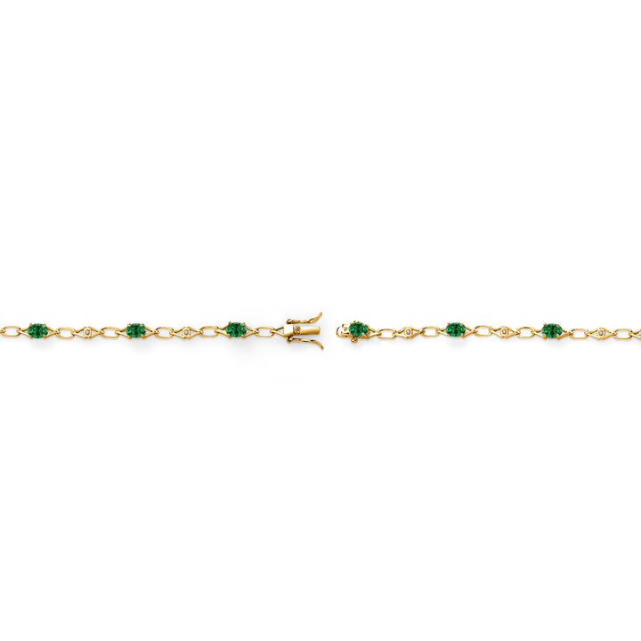 Bracelet in 925 Yellow Gold Plated Silver