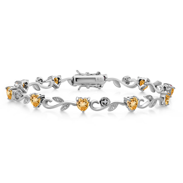 Citrine - November_Bracelet in 925 Sterling Silver