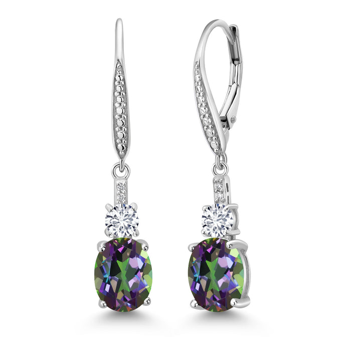 Green Mystic Topaz_Earrings in 925 Sterling Silver