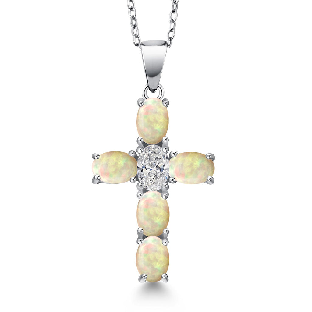 Ethiopian Opal - October_Pendant in 925 Sterling Silver