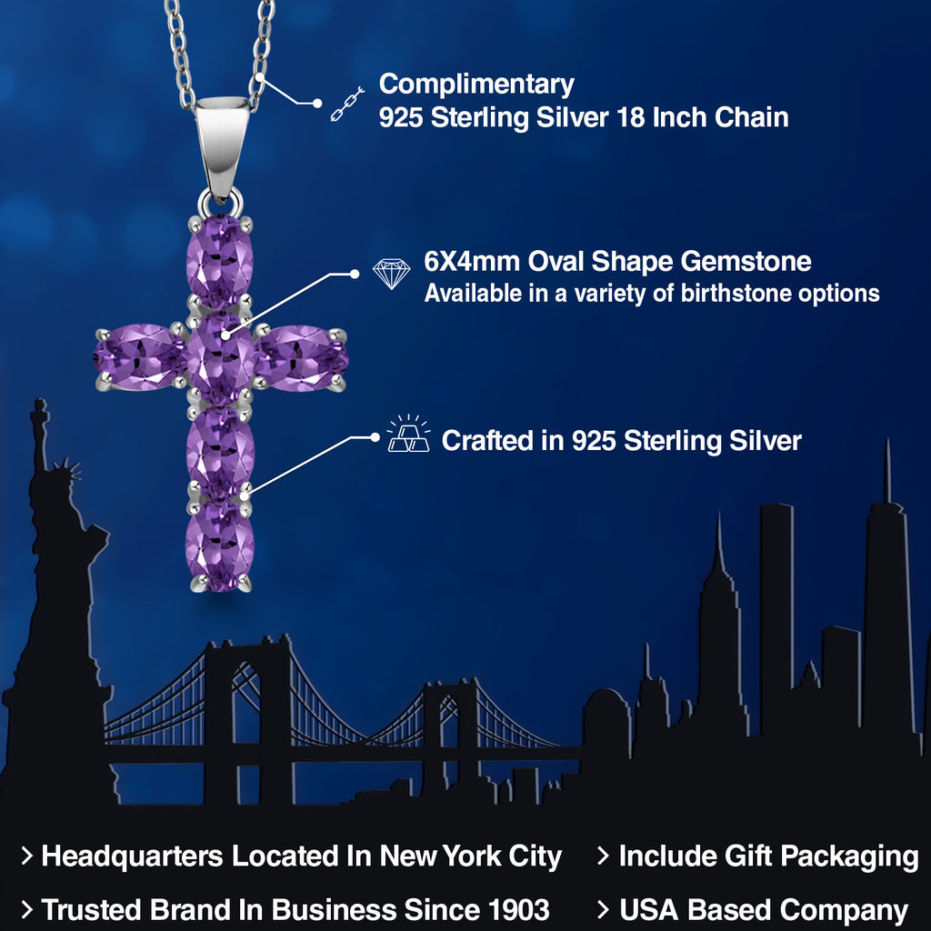 Amethyst - February_Pendant in 925 Sterling Silver