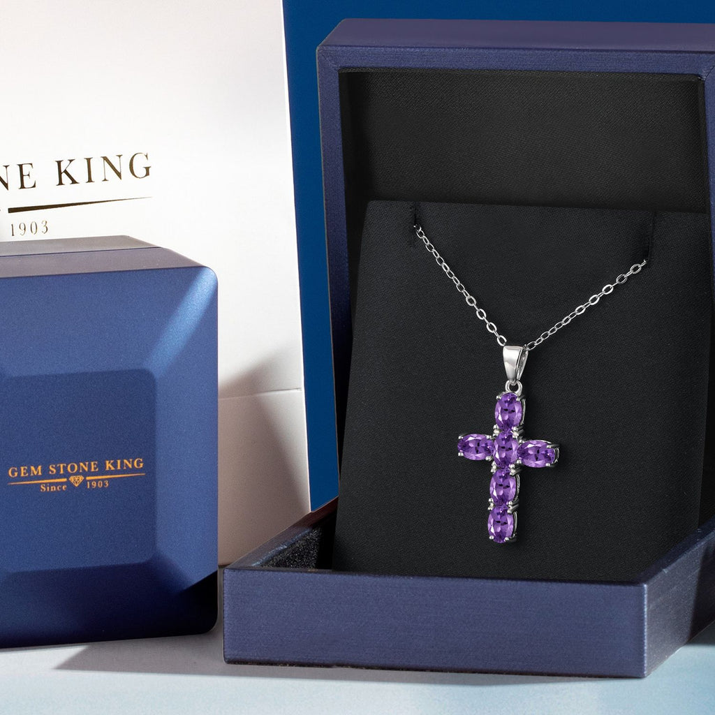 Amethyst - February_Pendant in 925 Sterling Silver