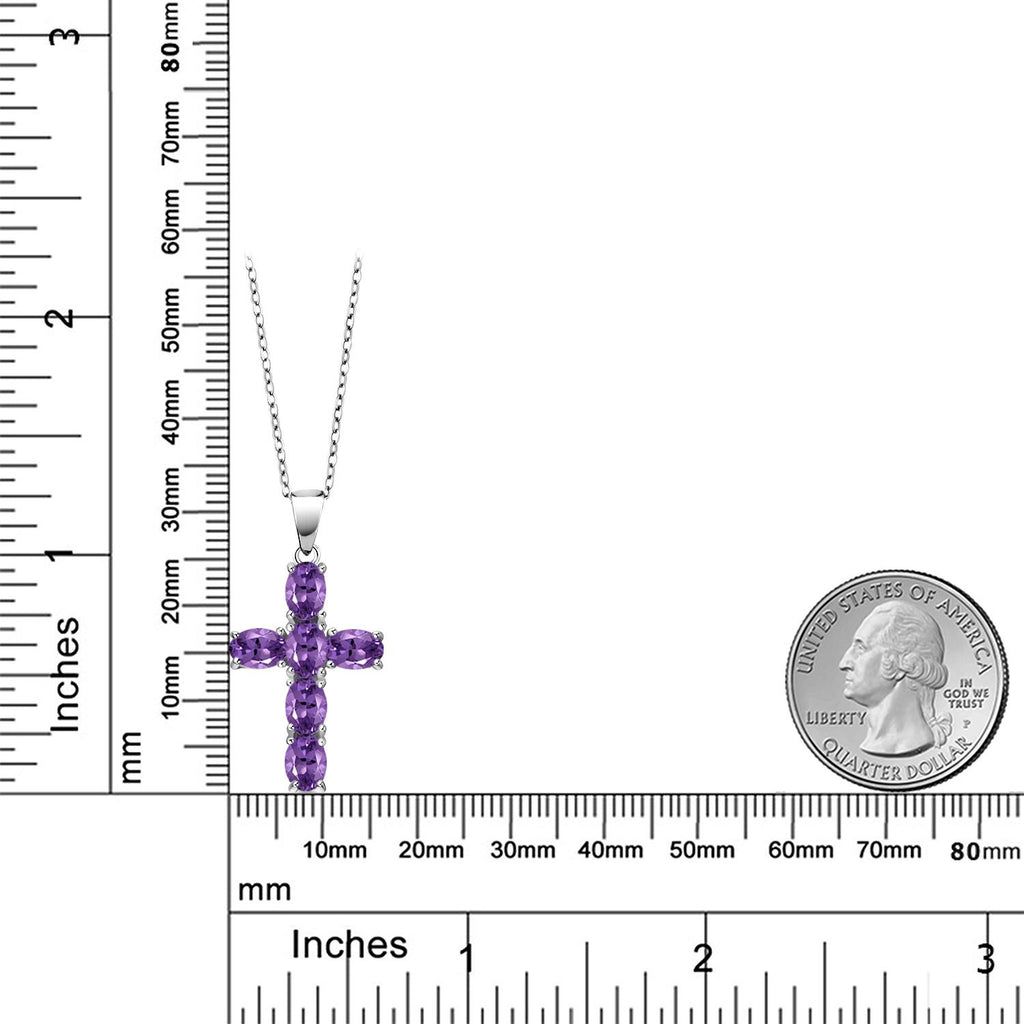Amethyst - February_Pendant in 925 Sterling Silver