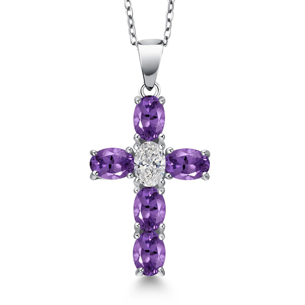 Amethyst - February_Pendant in 925 Sterling Silver