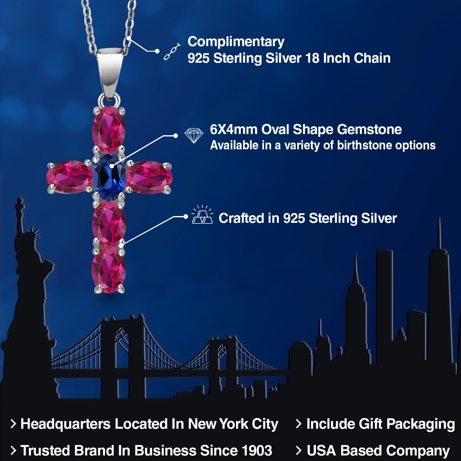 Pendant in 925 Sterling Silver