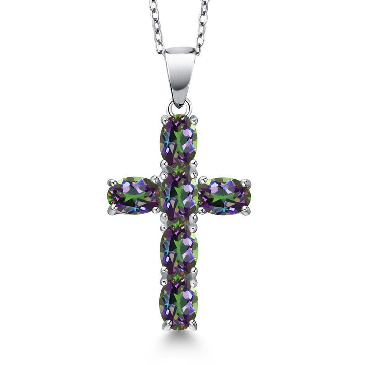 Green Mystic Topaz_Pendant in 925 Sterling Silver