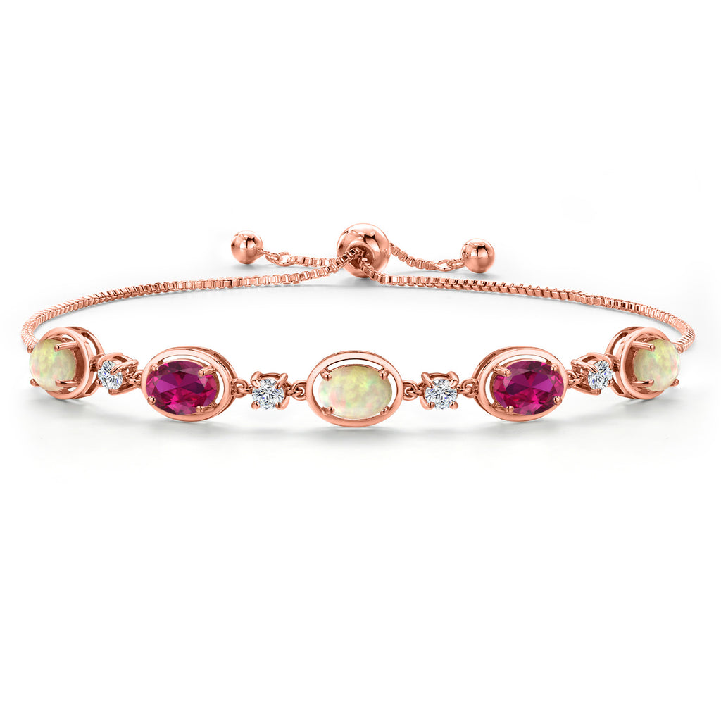 Bracelet in 925 Rose Gold Plated Silver