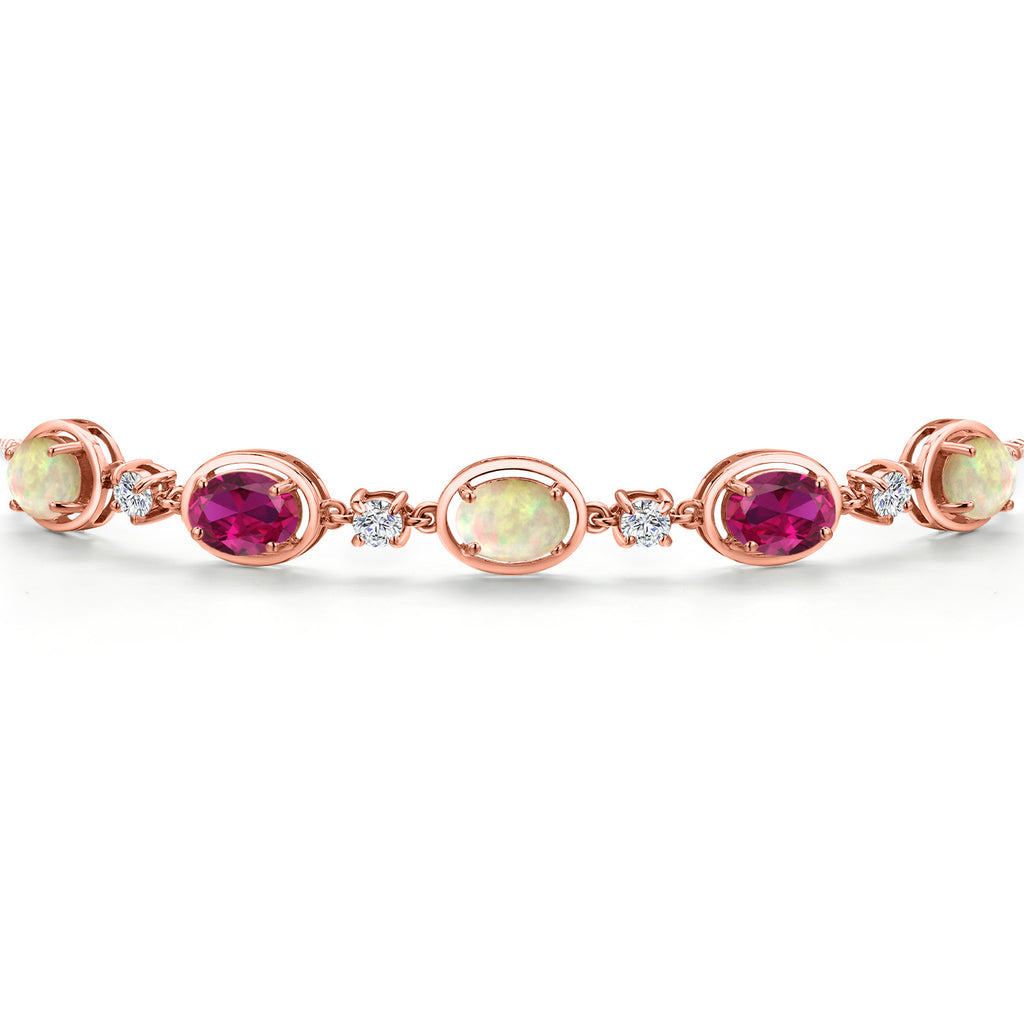 Bracelet in 925 Rose Gold Plated Silver