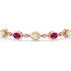 Bracelet in 925 Rose Gold Plated Silver